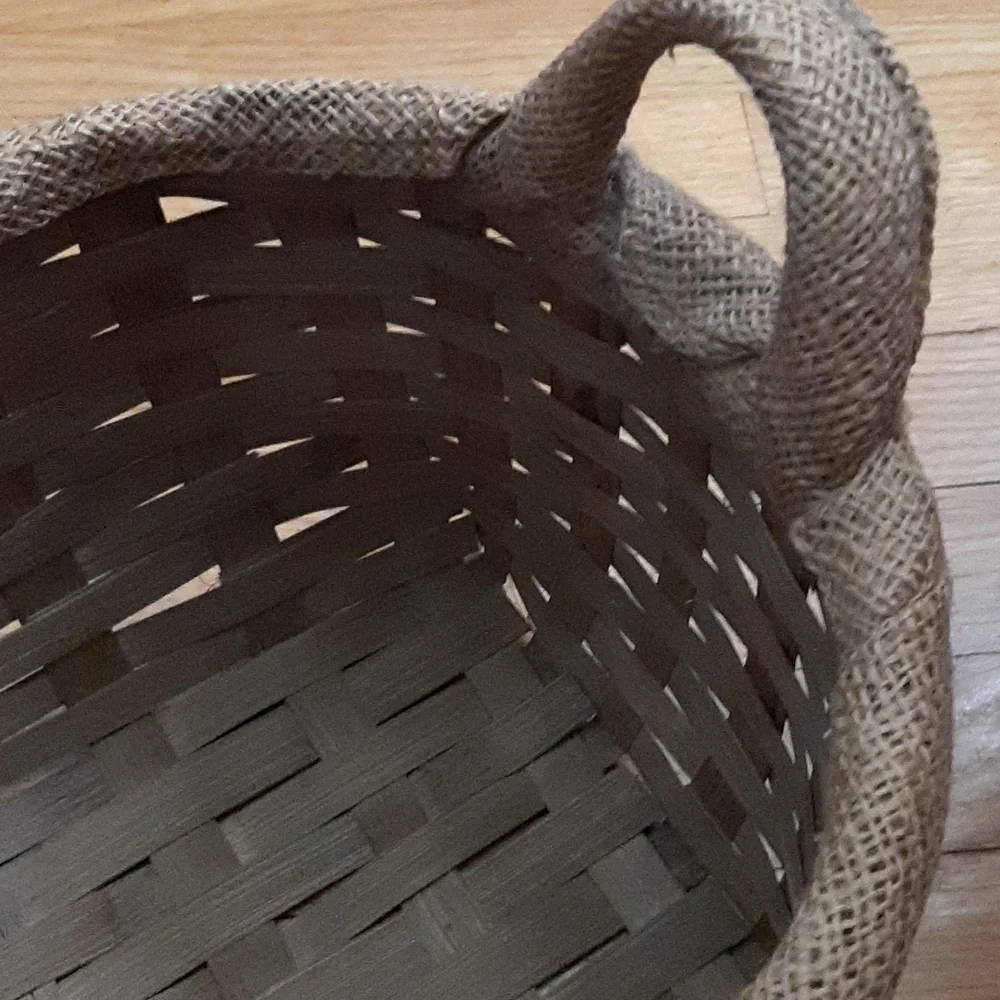 Painted Grapes Basket